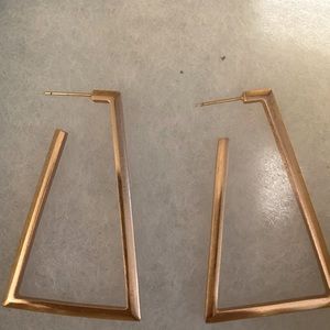 Kendra Scott Easton Hoop Earrings in Rose Gold